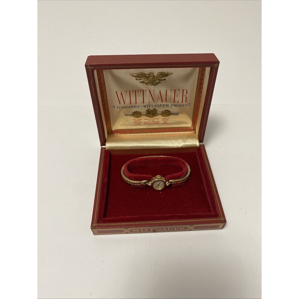 Wittnauer Women’s Watch 10k Gold Filled For Parts/Repair In Box  READ